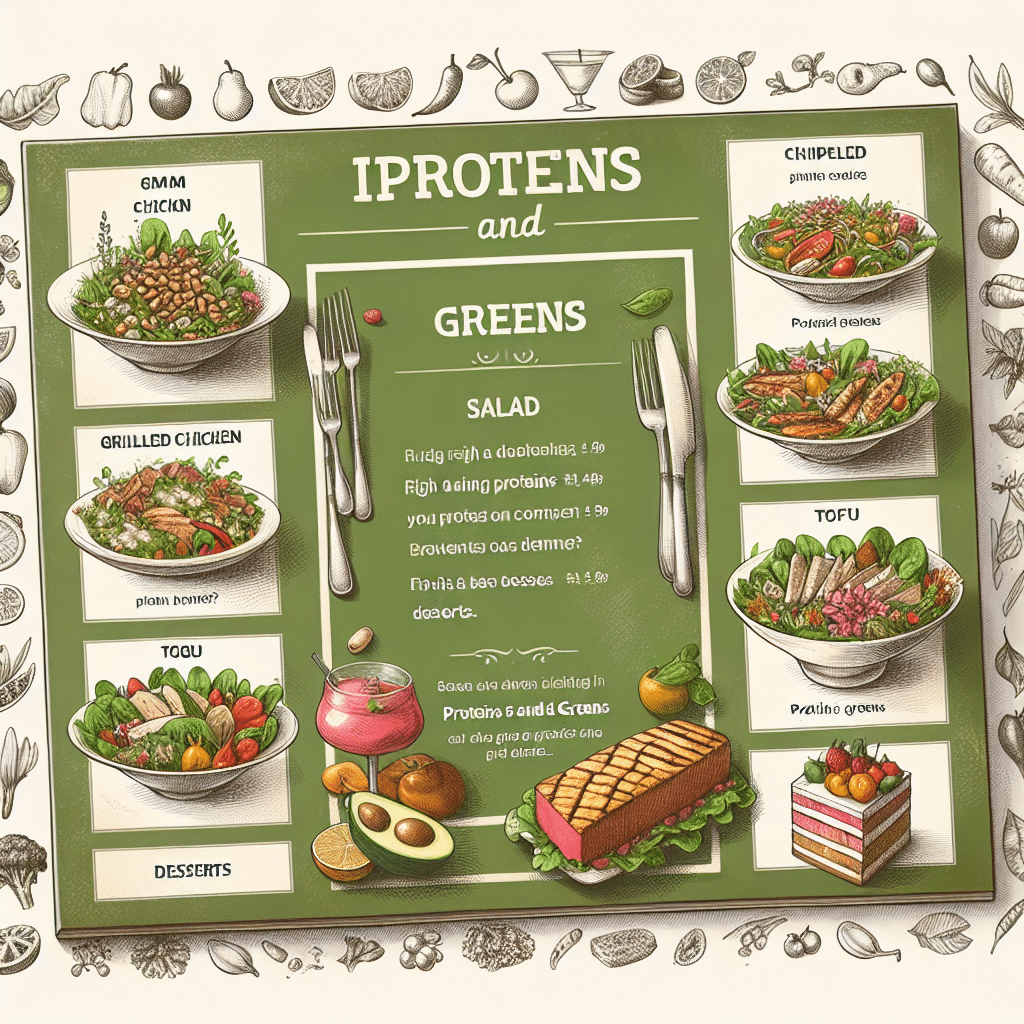 Меню белков и зелени: здоровое и полезное питание - ETprotein