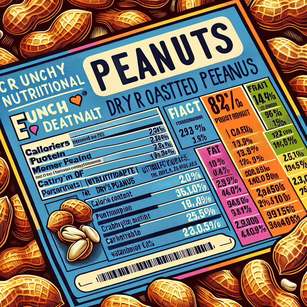 Peanuts Dry Roasted Nutrition Facts: Crunchy Nutritional Crunch