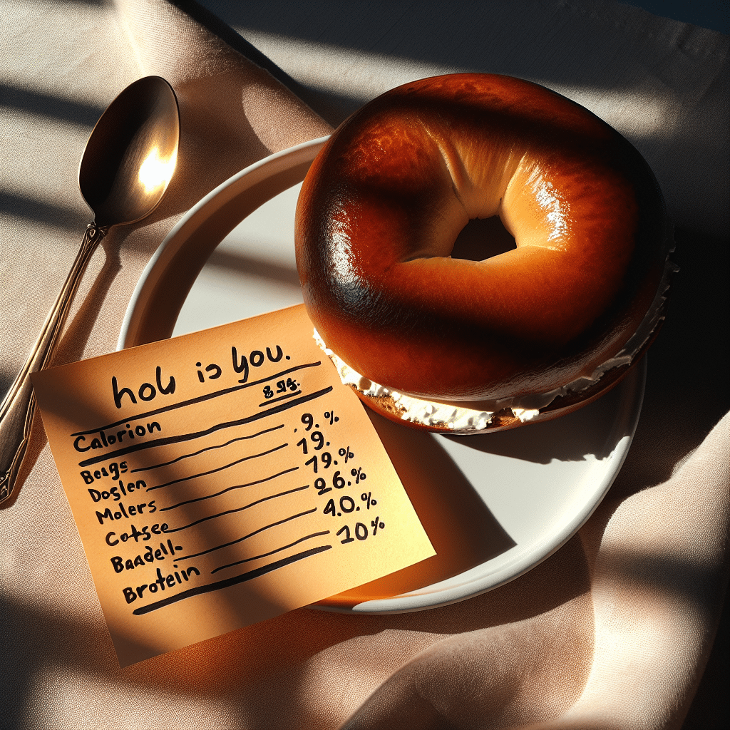 Cream Cheese Bagel: Counting the Protein