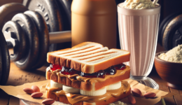 Protein Peanut Butter and Jelly Sandwich: Nostalgic Muscle Treat