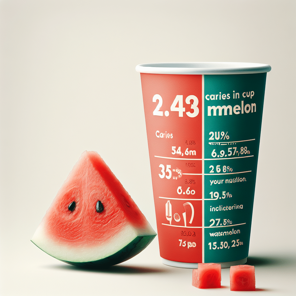 How Many Calories in a Cup Watermelon?