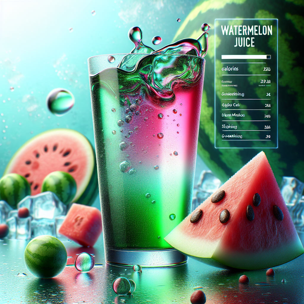 Watermelon Juice Calories: Sipping on Sweetness