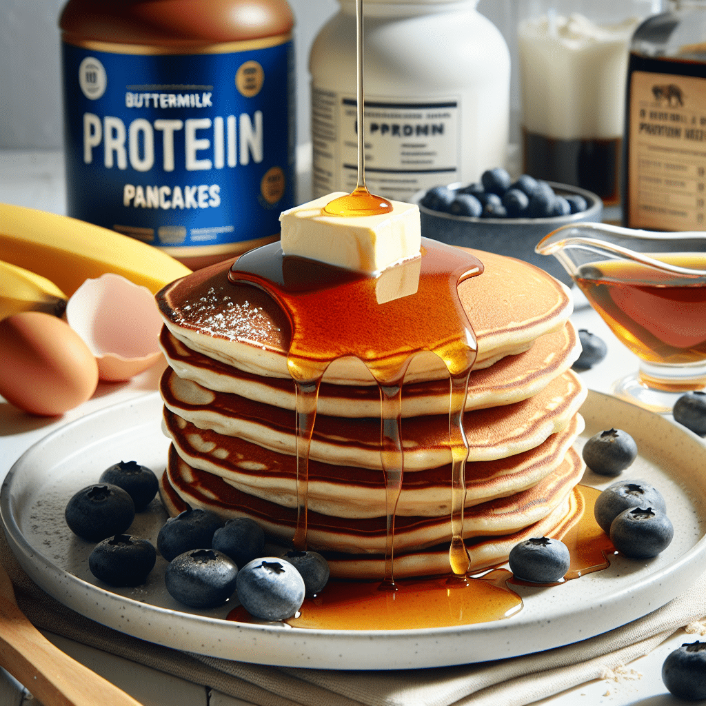 Buttermilk Protein Pancakes: Fluffy and Nutritious Breakfast