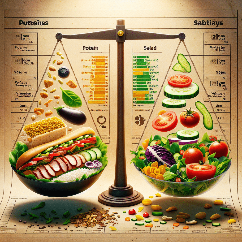 Subway Protein Bowl против салата: противостояние питания - ETprotein