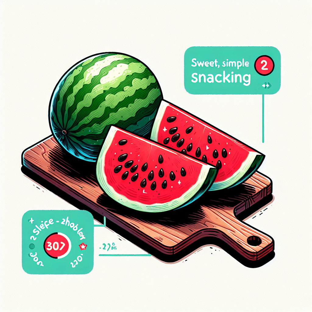 2 Slice Watermelon Calories: Sweet, Simple Snacking