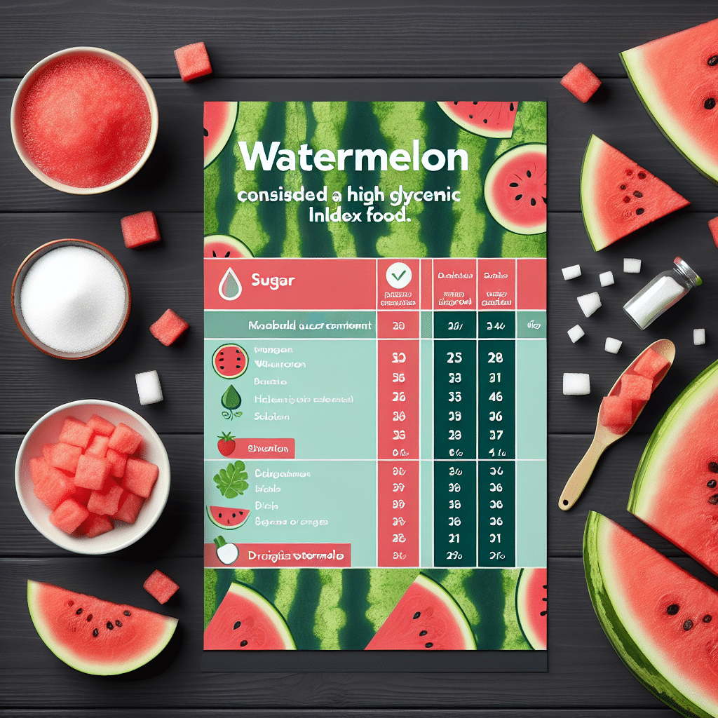 Is Watermelon a High Glycemic Index Food? Sugar Facts