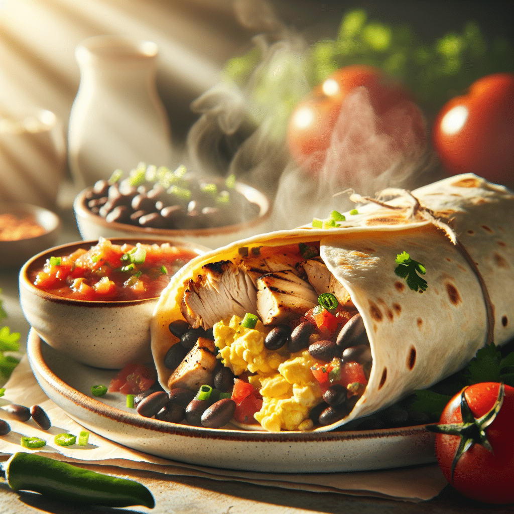 High Protein Breakfast Burrito: Morning Power-Up