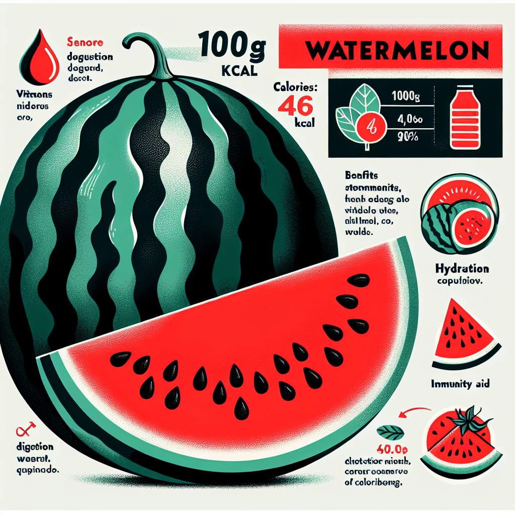 Watermelon Calories 100g: Counting the Benefits