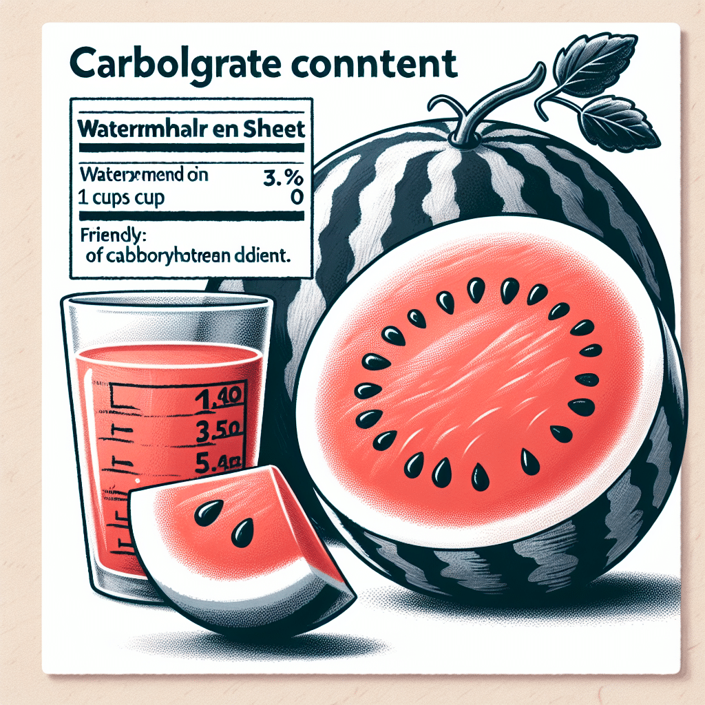 Carbs in 1 Cup Watermelon: Diet-Friendly Choice