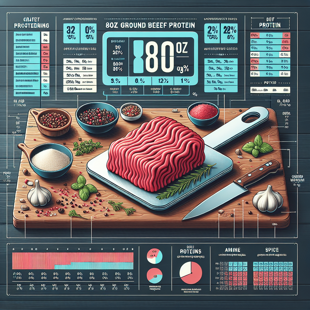 8oz Ground Beef Protein: Comprehensive Guide