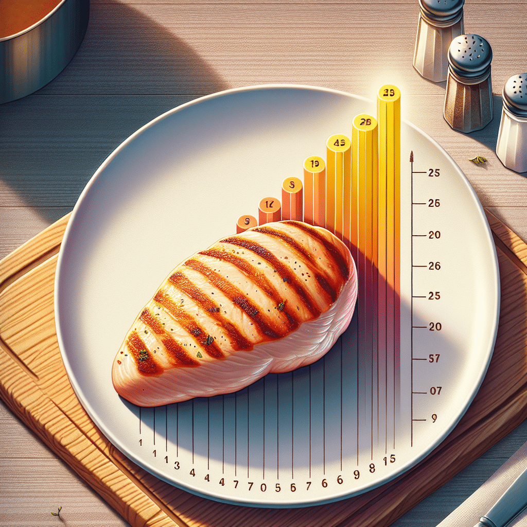 Half a Pound Chicken Breast: Protein Count