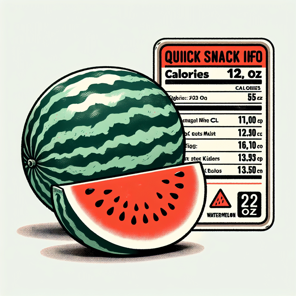 12 oz Watermelon Calories: Quick Snack Info