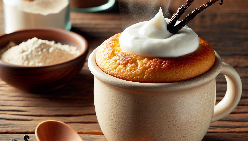 Vanilla Protein Mug Cake: Quick and Healthy Snack Idea