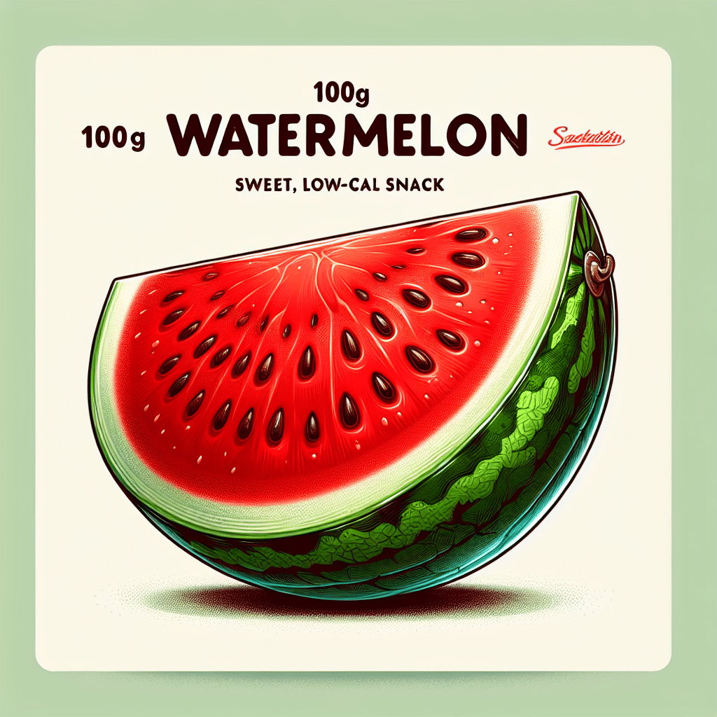 100g Watermelon: Sweet, Low-Cal Snack