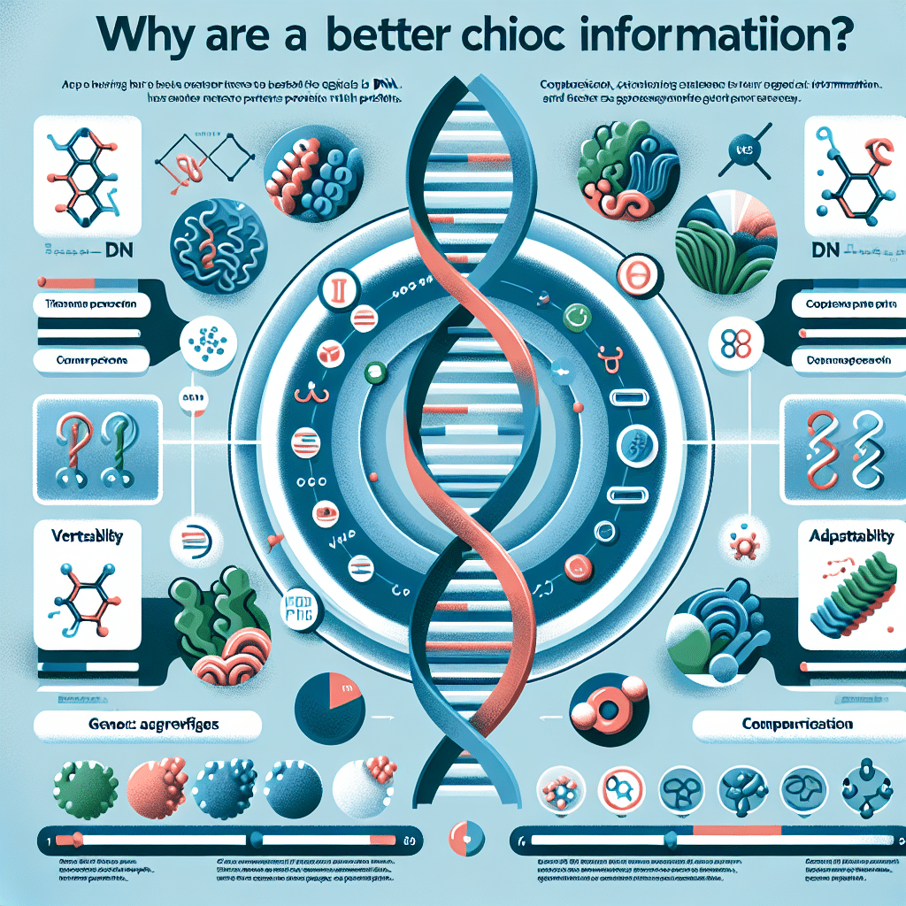 Why Proteins: The Better Choice for Genetic Information?