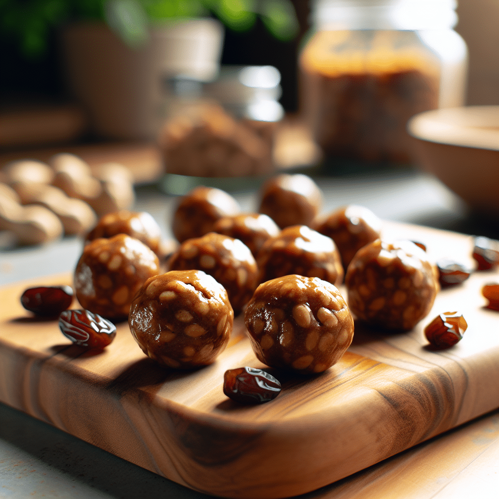 Peanut Butter and Date Protein Balls: Sweet Muscle Snacks