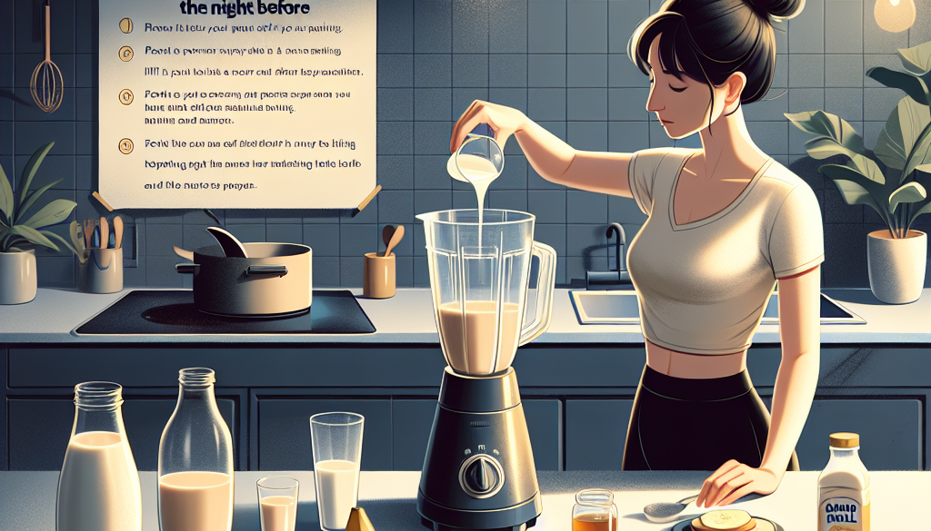 Can You Make a Protein Shake the Night Before: Tips and Tricks