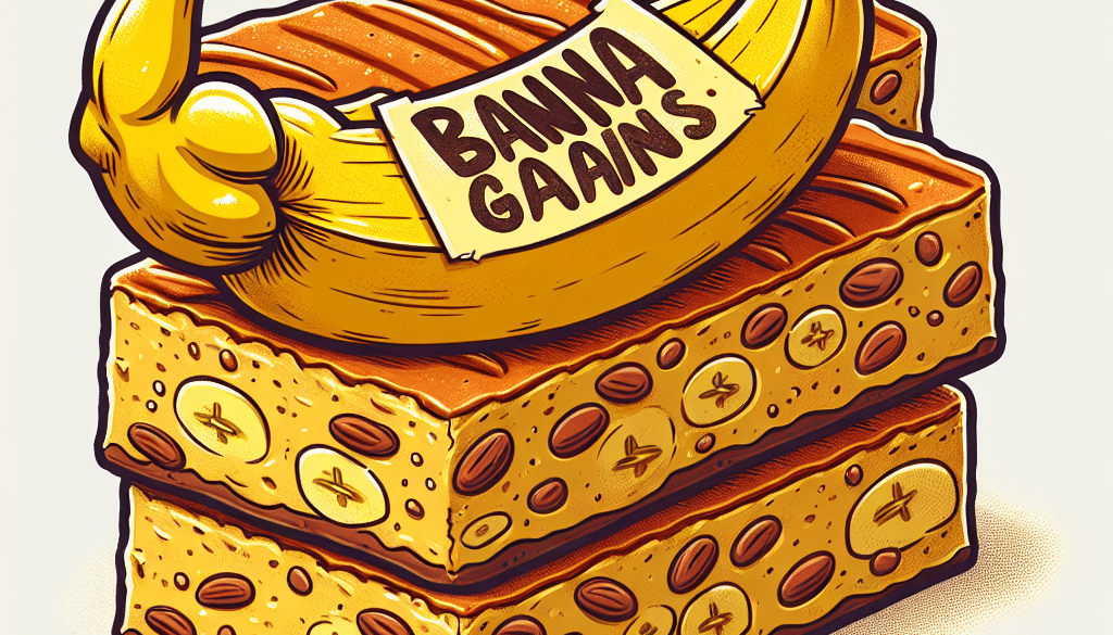 Peanut Butter Banana Protein Bars: Baked Banana Gains