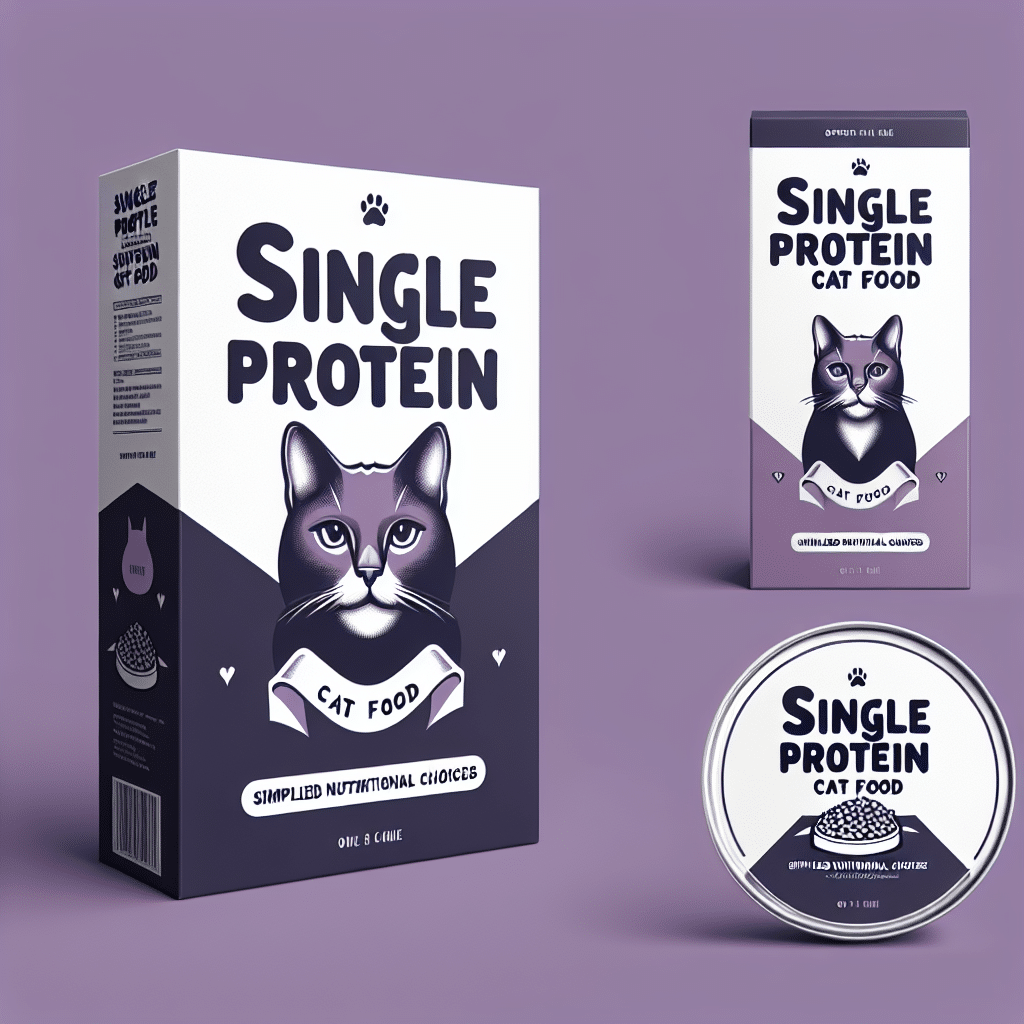 Single Protein Cat Food Simplified Nutritional Choices ETprotein