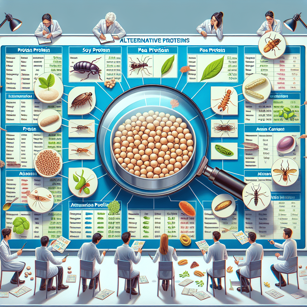 Nutritional Profiling of Alternative Proteins: A Closer Look