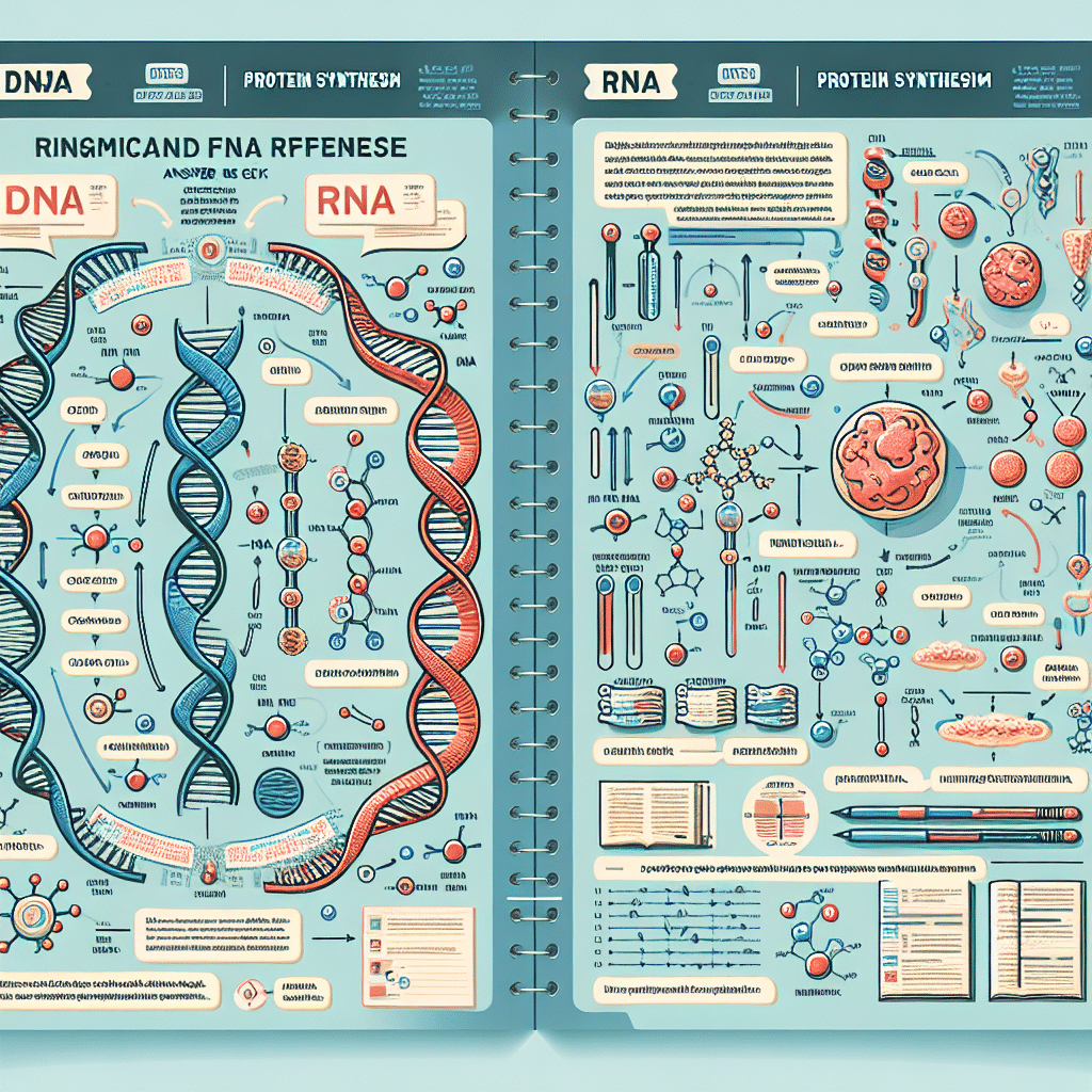 DNA vs RNA and Protein Synthesis: Updated Answer Key PDF