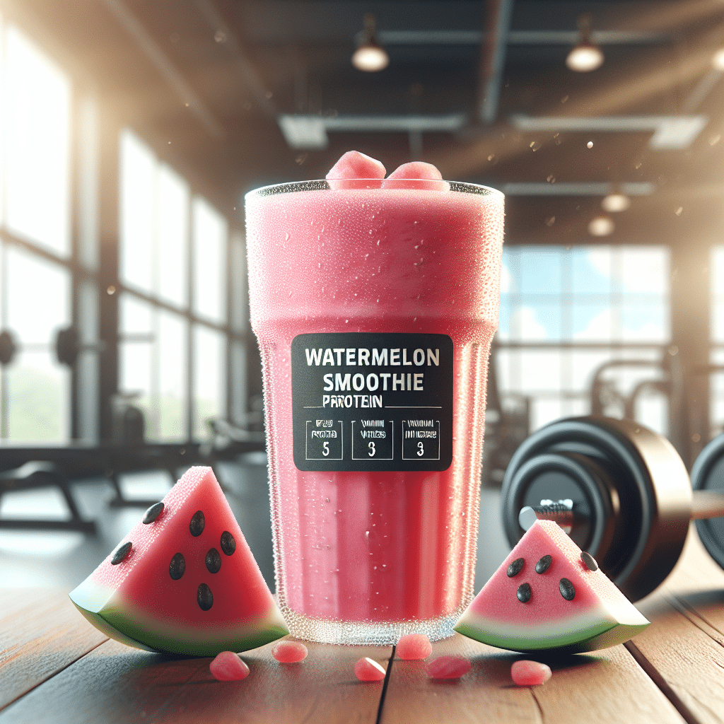 Watermelon Smoothie Protein: Post-Workout Perfection