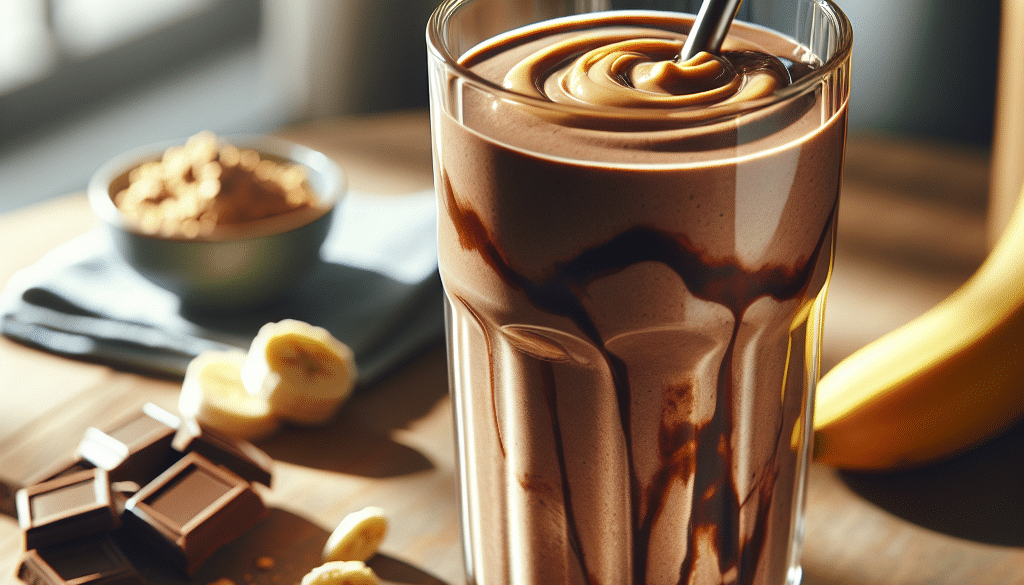 Chocolate Banana Peanut Butter Protein Smoothie: Blended Perfection