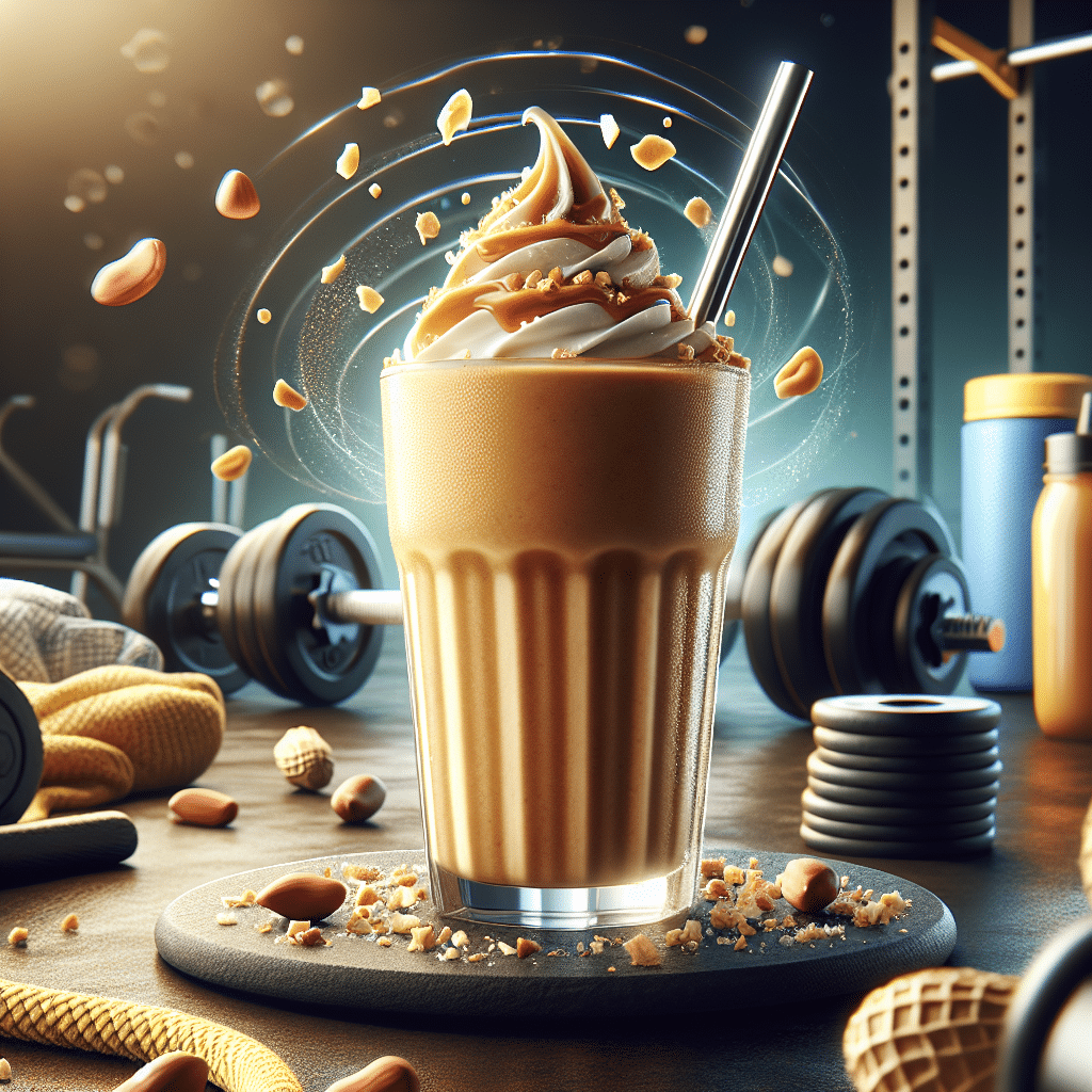 Peanut Butter Protein Smoothie: Blended Muscle Goodness