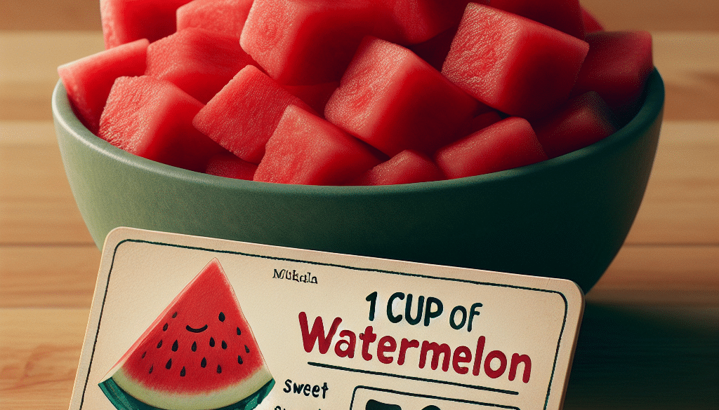 Calories in Watermelon Chunks 1 Cup: Sweet and Healthy