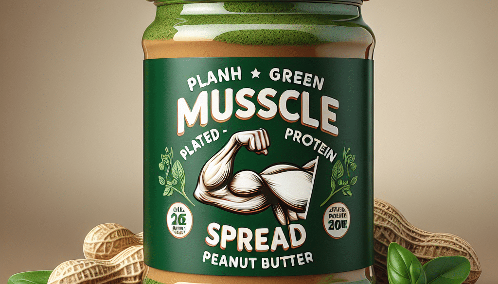 Plant Based Protein Peanut Butter: Green Muscle Spread