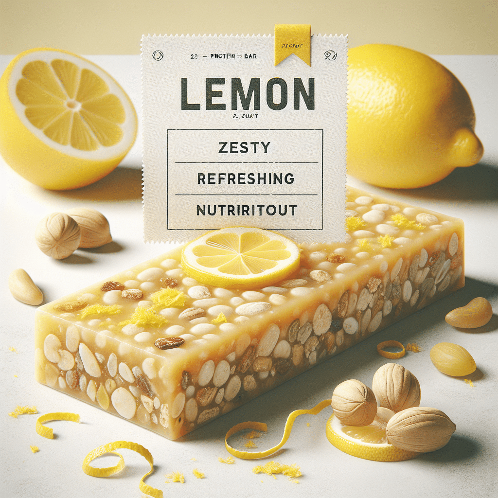 Lemon Protein Bar: Zesty, Refreshing, Nutritious