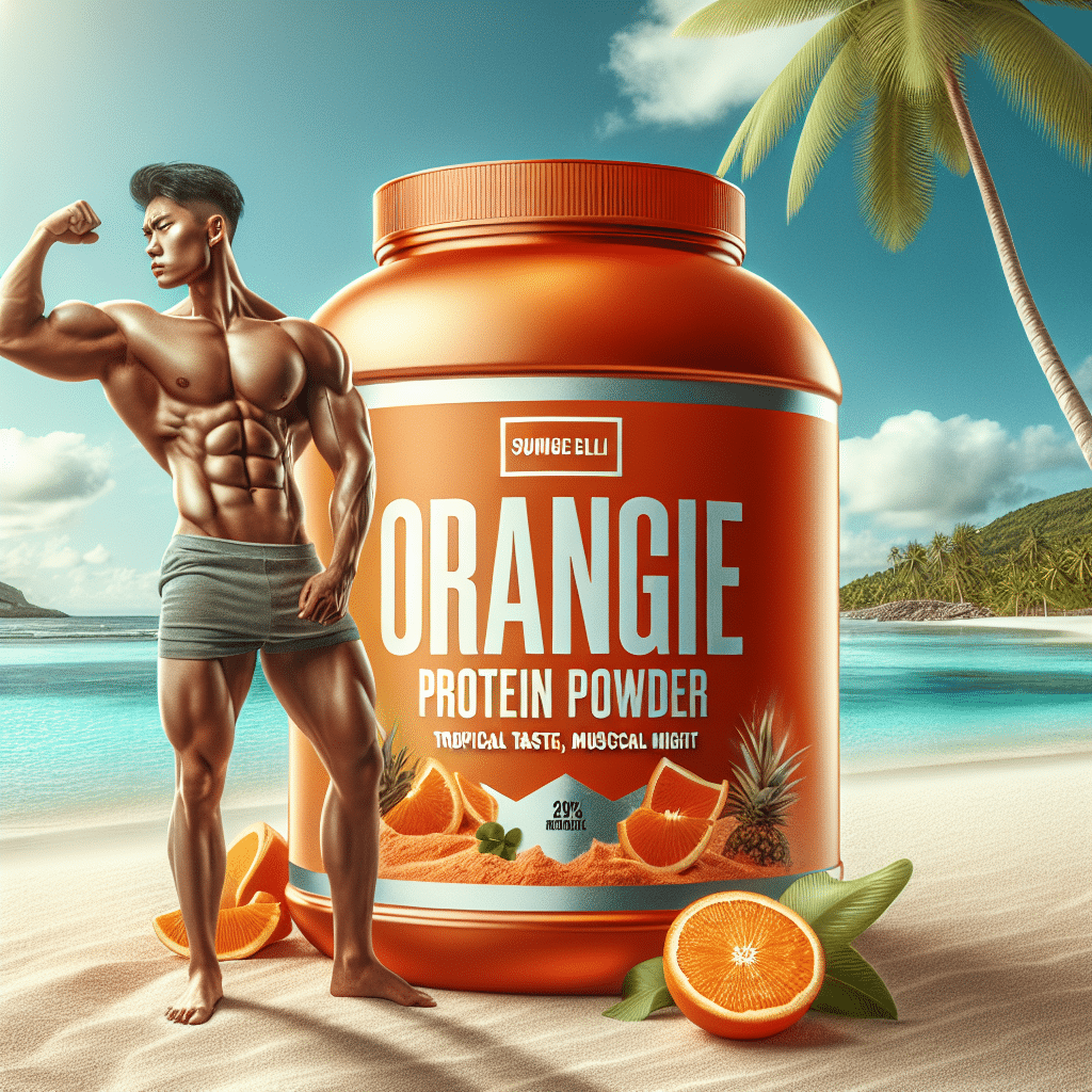 Orange Protein Powder: Tropical Taste, Muscular Might