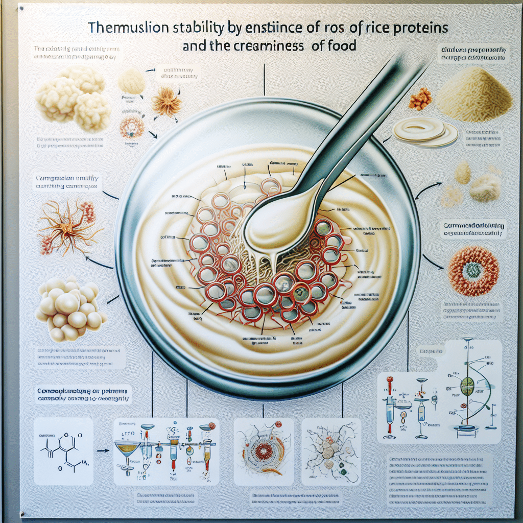 Emulsion Stability of Rice Proteins: Key to Creaminess