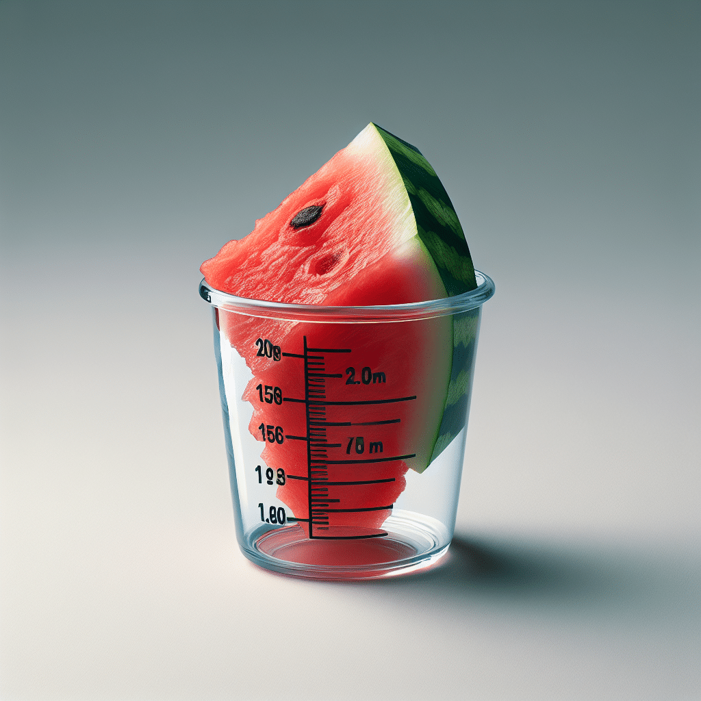 Cup of Watermelon Ounces: Portion Control Made Easy