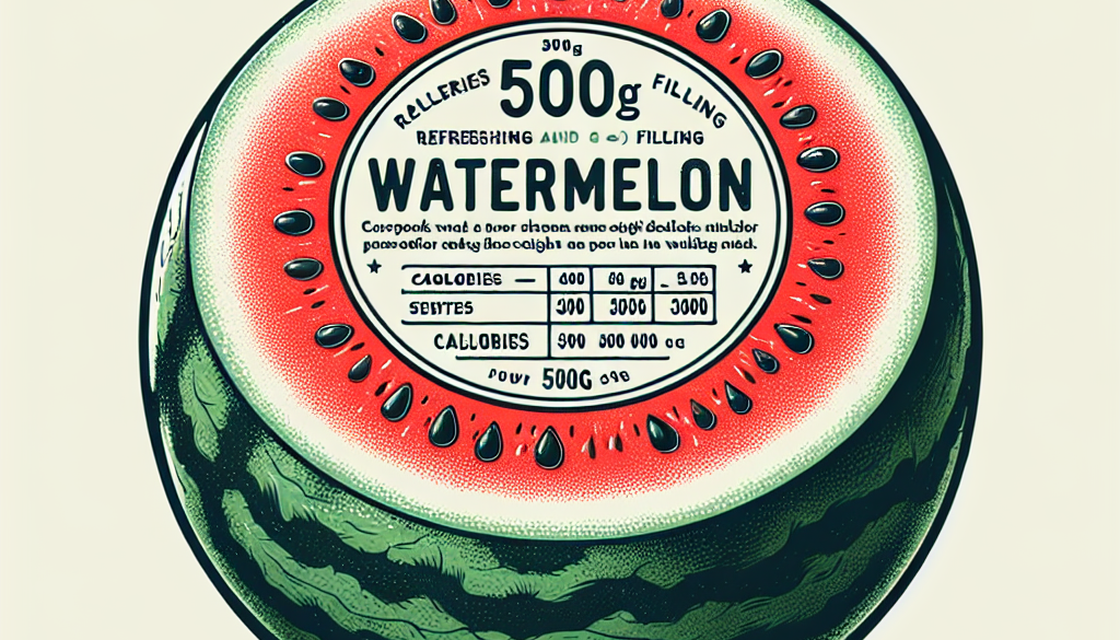 Watermelon 500g Calories: Refreshing and Filling