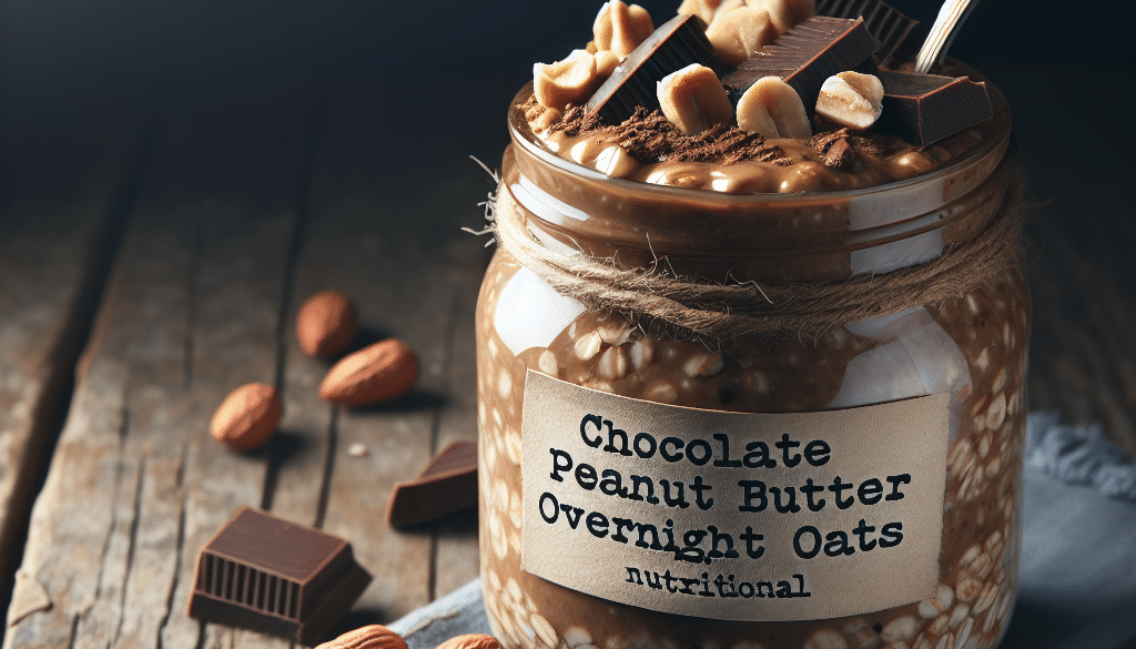 Chocolate Peanut Butter Protein Overnight Oats: Nocturnal Nutrition