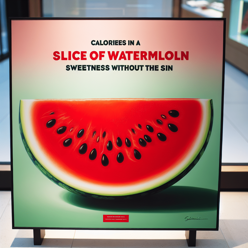 Calories in a Slice of Watermelon: Sweetness Without the Sin