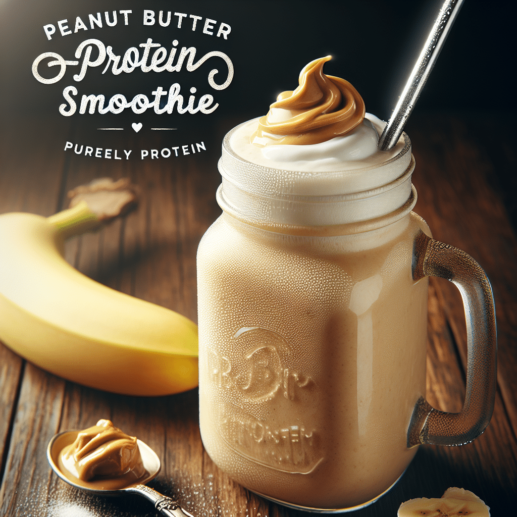 Peanut Butter Protein Smoothie No Banana: Purely Protein