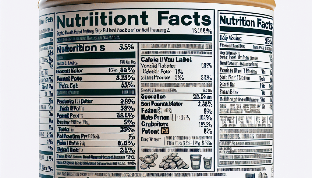 Peanut Butter Nutrition Facts Label: Spreading the Nutritional Word