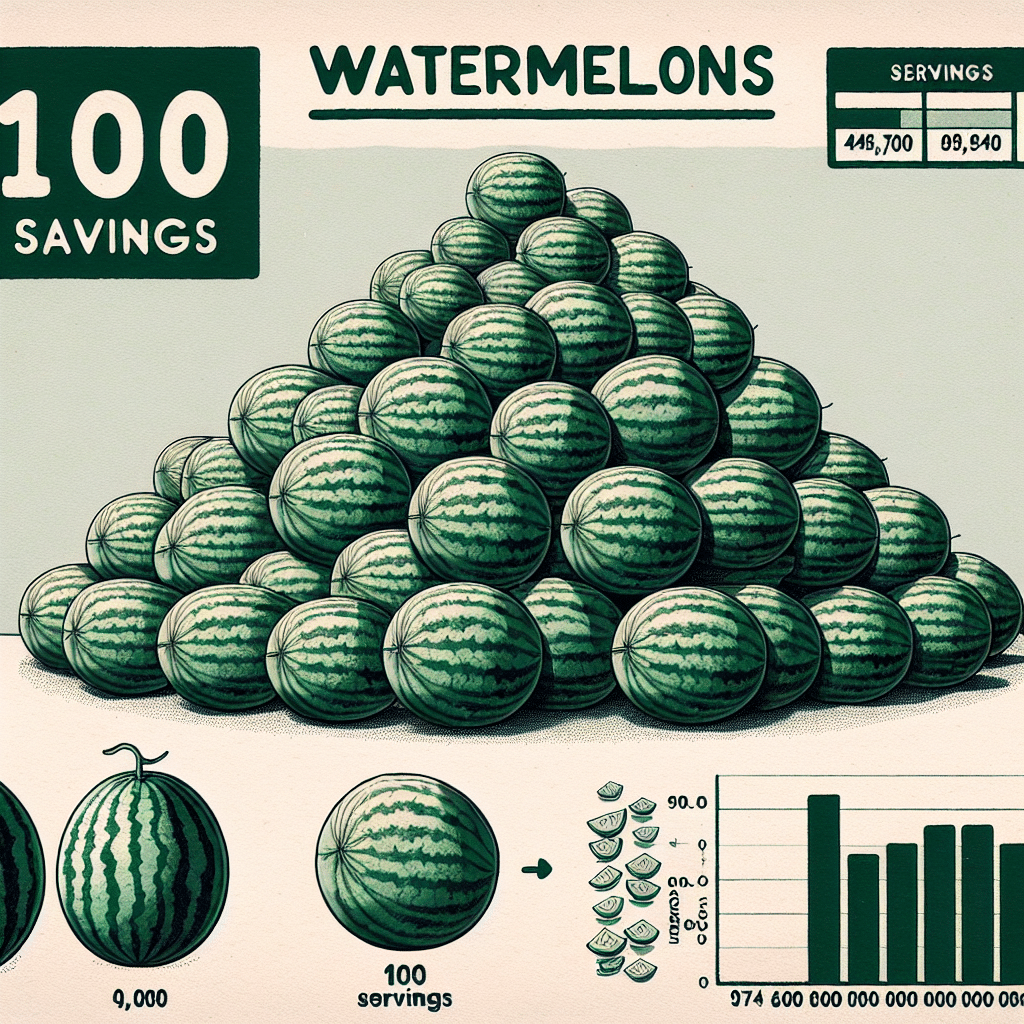 How Many Watermelons for 100 Servings?