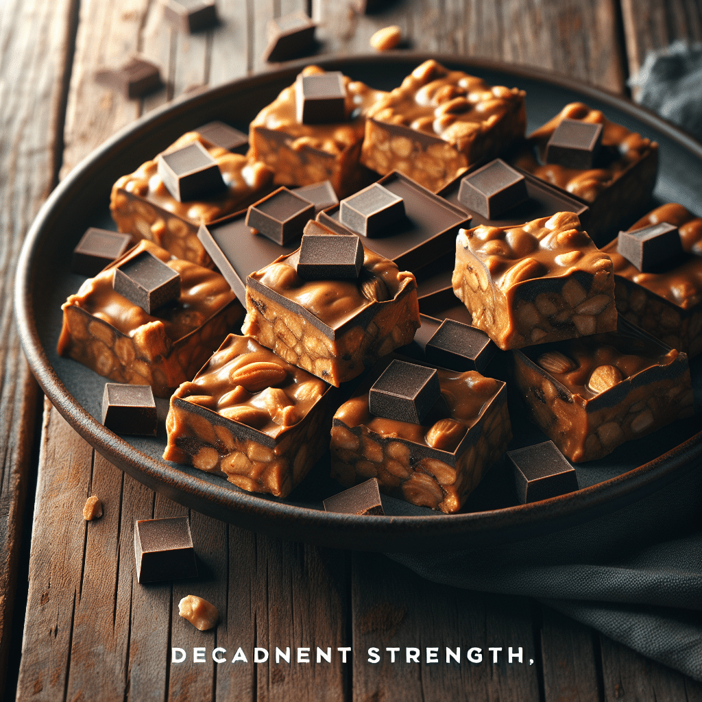 Peanut Butter and Dark Chocolate Protein Bars: Decadent Strength