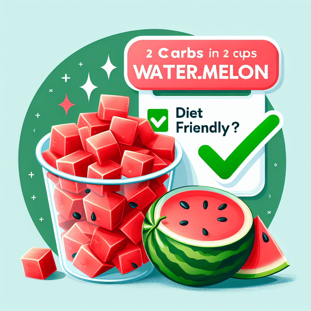 Carbs in 2 Cups of Watermelon: Diet Friendly?