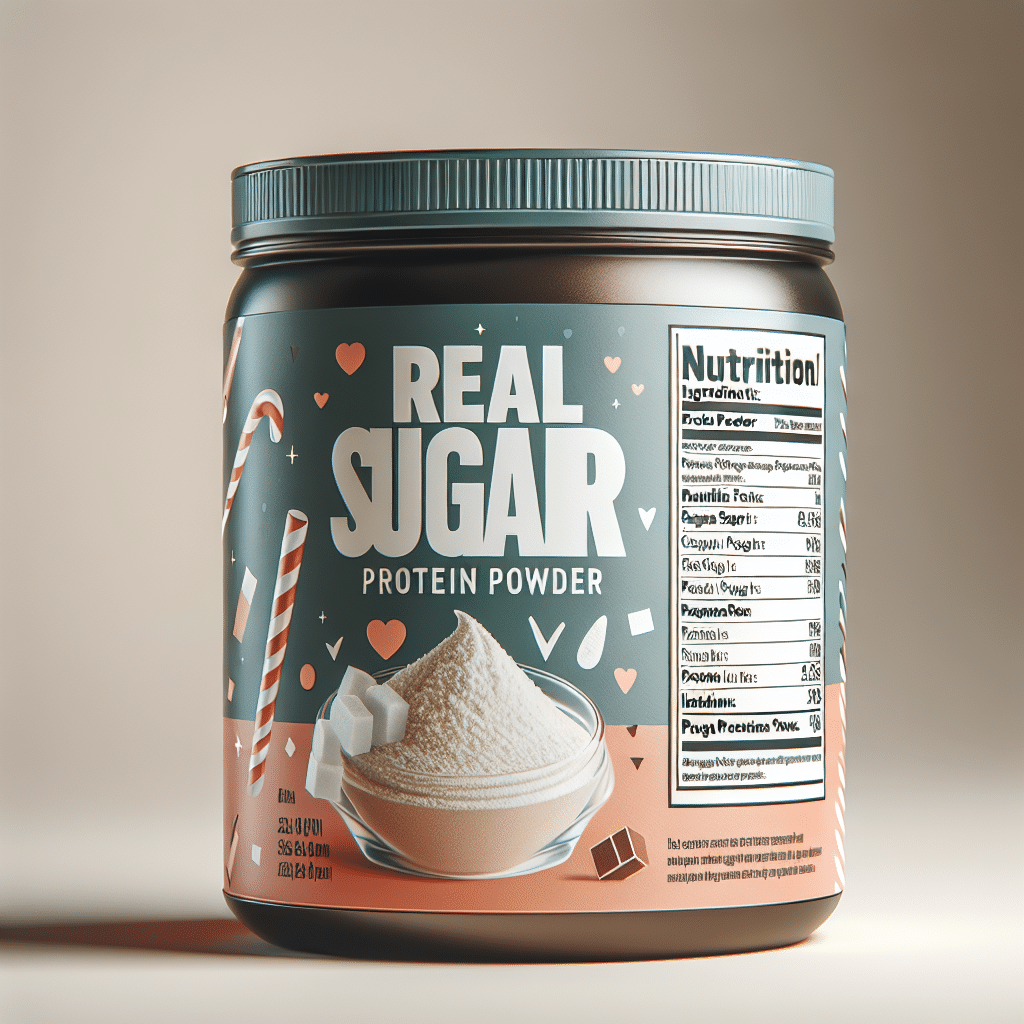 Real Sugar Protein Powder: Tasty Nutrition Facts -ETprotein