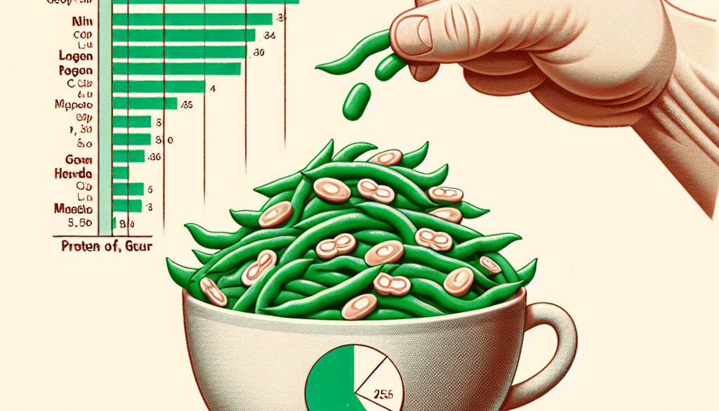 How Much Protein Is In A Cup Of Cooked Greerbeans?