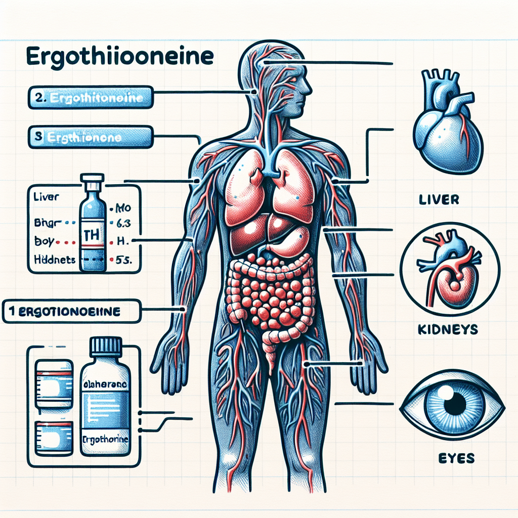 Where is ergothioneine found in the body?