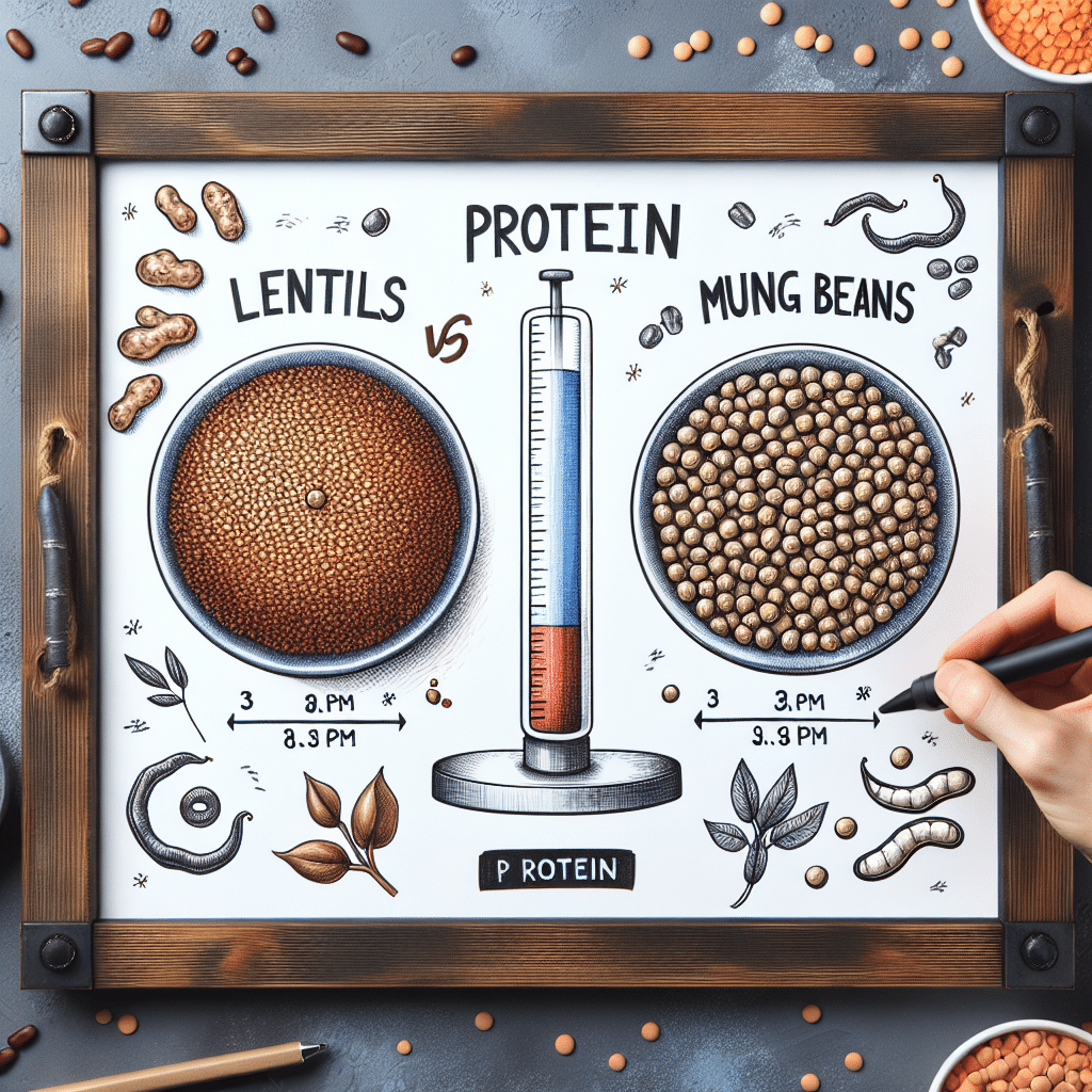 Which Has More Protein Lentils Or Mung Beans?