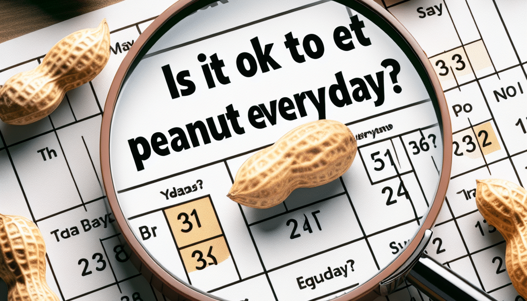 Is It Ok To Eat Peanut Everyday?