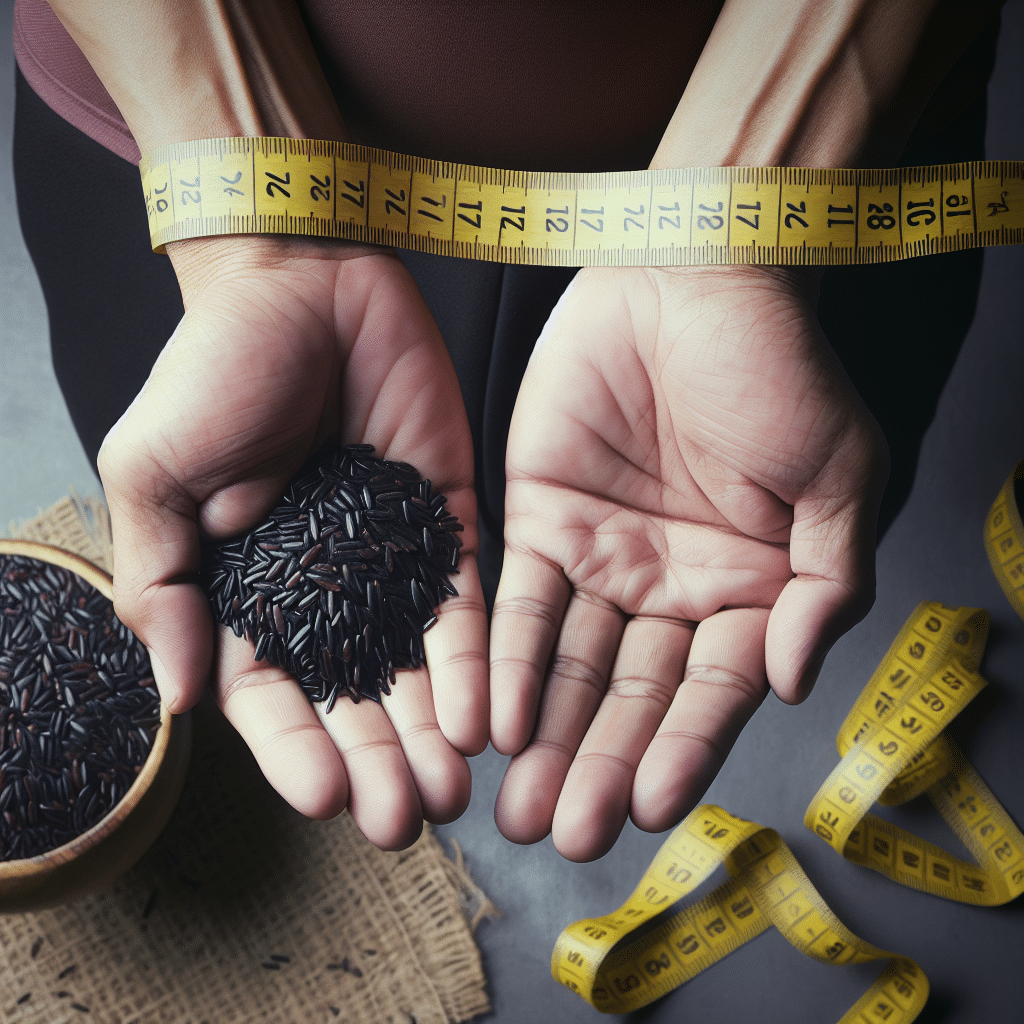 Does black rice reduce belly fat?