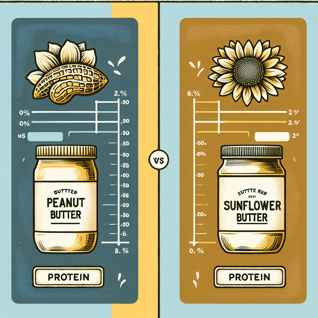 What Has More Protein Peanut Butter Or Sunflower Butter?