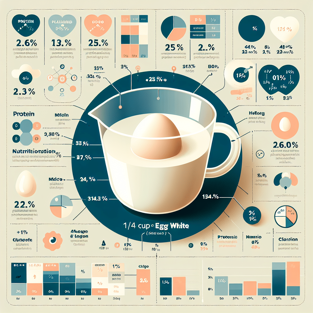 Protein in 1/4 Cup Egg White Nutritional Facts Unveiled Overview